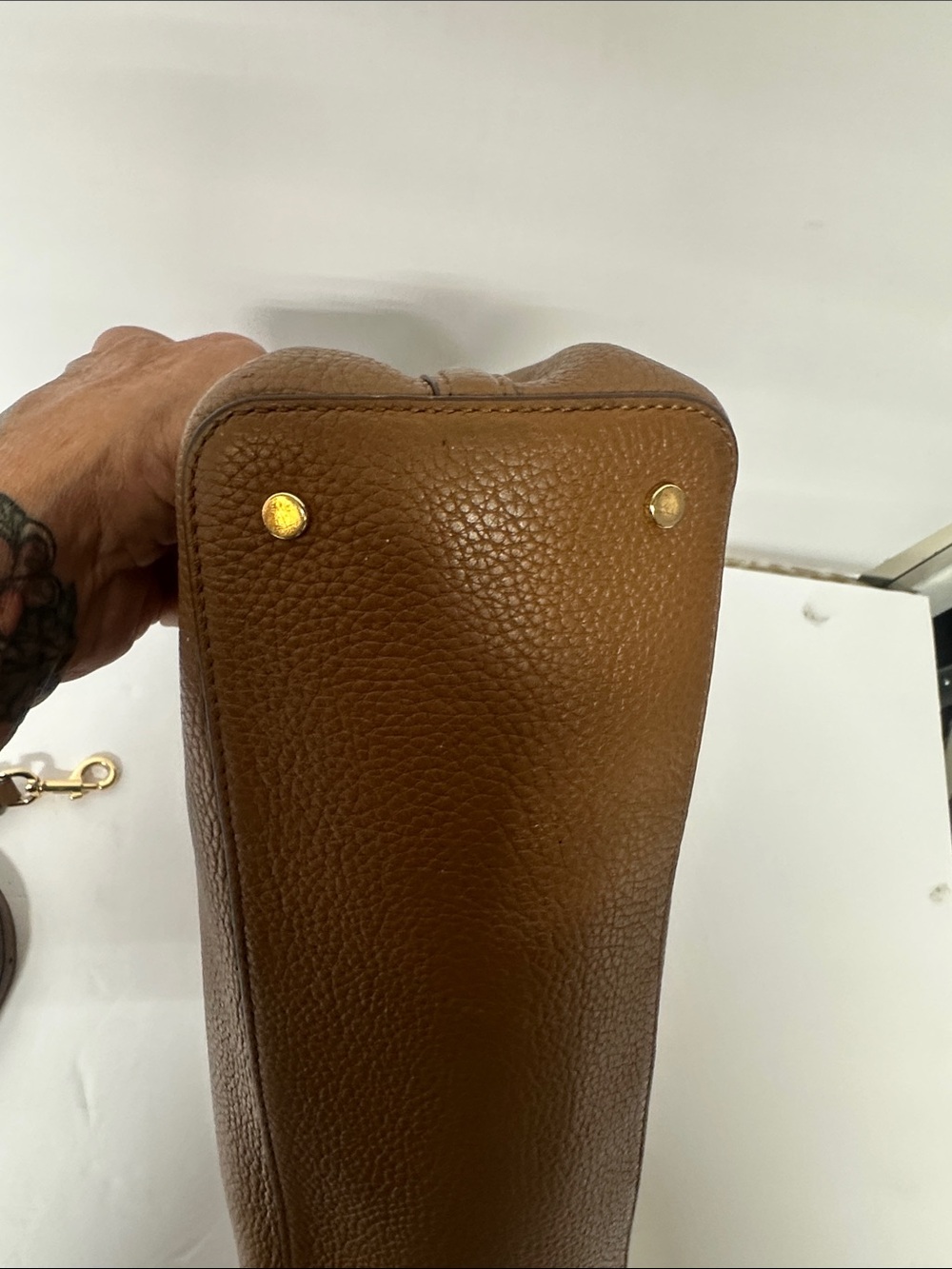 Tory Burch Britten  Leather Top-Handle Satchel-Crossbody Bag - Picture 4 of 16